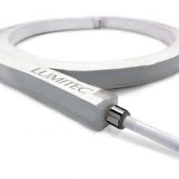 LUMITEC Moray Flex Light with Integrated Controller, Full-color RGBW, 12 ft, TopView, white bracket | 101643