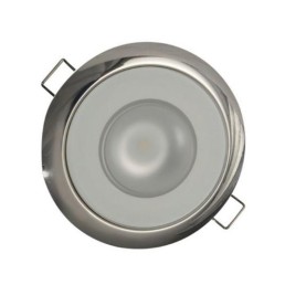 LUMITEC Mirage Flush Mount LED Down Light, Polished, White Non-Dimming, Non-TTP | 113113