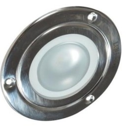 LUMITEC Shadow Down Light, Polished, White/Red/Blue/Purple, Flush Mount | 114110