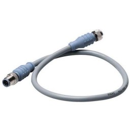 MARETRON Mid Double-Ended Cordset - M to F - 0.5m (gray) | DM-DG1-DF-00.5