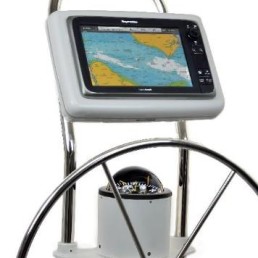 NAVPOD 16.5 x 5.55 x 11.3 in Acrylic Capped ABS SailPod Pre-Cut for Raymarine c125/c127/e125/e127 for 12 in Wide Guard|GP2203
