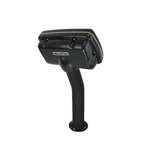 NAVPOD PedestalPod Pre-Cut for Lowrance HOOK-9 Fishfinder/Chartplotter (Carbon Series) | PED4600-05-C | Special Order Item