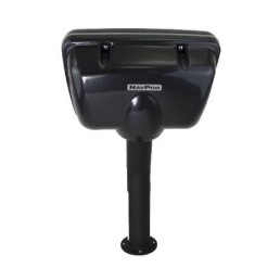 NAVPOD PedestalPod Pre-Cut for Raymarine AXIOM 12 / AXIOM+ 12 (Carbon Series) (Pre-Cut is for Surface Mount using rear mounting brackets) | PED5050-15-C | Special Order Item