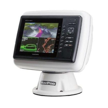 NAVPOD 13.25 x 8.75 x 13.11 in Acrylic Capped ABS PowerPod Pre-Cut for Garmin GPSMAP 820/820xs/840/840xs Chartplotter|PP4800-12