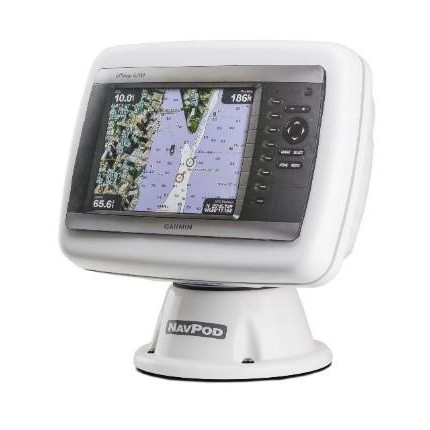 NAVPOD 13.25 x 8.75 x 13.11 in Acrylic Capped ABS PowerPod Pre-Cut for Garmin GPSMAP 4008/4208 Chartplotter (Carbon Series)|PP4802
