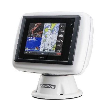 NAVPOD 13.25 x 8.75 x 13.11 in Acrylic Capped ABS PowerPod Pre-Cut for Garmin GPSMAP 8008/8208 Chartplotter|PP4811
