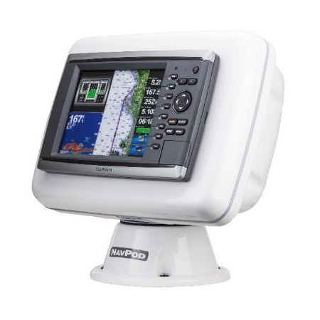 NAVPOD 15.125 x 8.5 x 14.25 in Acrylic Capped ABS PowerPod Pre-Cut for Garmin GPSMAP 6008/6208 Chartplotter|PP5056