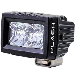 PLASHLIGHTS 20w Low Profile Led Light - 35° Linear Flood Black Housing | 20-LP-FL