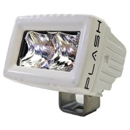 PLASHLIGHTS 20w Low Profile Led Spreader Light - 35° Linear Flood - Marine White | 20-LP-FL-WHT