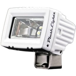 PLASHLIGHTS Low Profile Led Spreader Light - 120° Scene Flood - White Housing | 20-LP-SC-WHT