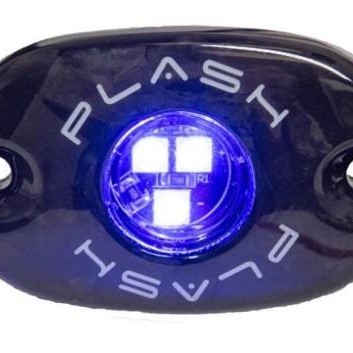 PLASHLIGHTS Corpus - Rgb Carbon Fiber Led Deck Light - Black Housing | CF-RL-RGB-S