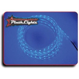 PLASHLIGHTS Blue, 5050 Leds, Waterproof Flexible Light Strip, 20-Inches | FLS-BL-68-1.66