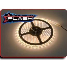 PLASHLIGHTS 112V Warm White Waterproof Flexible Light Strip - IP68 16ft | FLS-CW-68-16FT