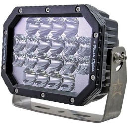 PLASHLIGHTS 60w Quad Search Light, Combo Beam, Black Housing | QUAD-CB