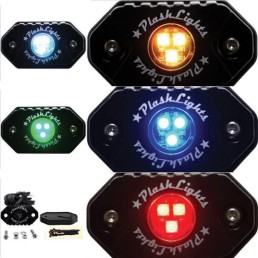 PLASHLIGHTS 9W, RGB Rock Light, Black Housing (Single) | RL-RGB-S