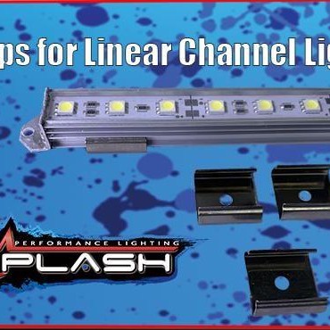 PLASHLIGHTS Clips For Linear Channel Light | RS-CLIPS