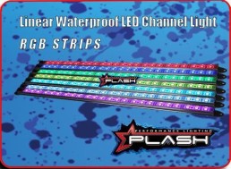 PLASHLIGHTS Linear Waterproof Led Channel Light - Rgb | RS-RGB-16