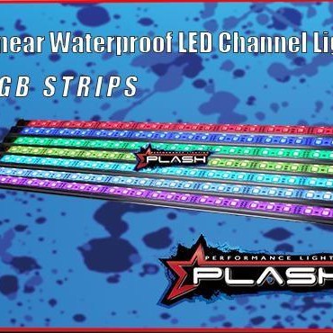 PLASHLIGHTS Linear Waterproof Led Channel Light - Rgb | RS-RGB-16