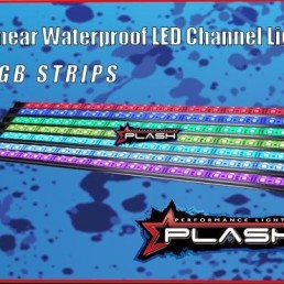 PLASHLIGHTS Linear Waterproof Led Channel Light - Rgb | RS-RGB-40