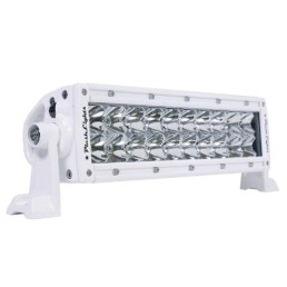 PLASHLIGHTS XX-Series Led Light Bar Marine White Housing (5w), Double Row Combo Beam. | XX-10-5W-WHT