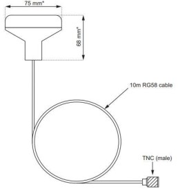 RAYMARINE Gps Antenna | A80589 | A80589