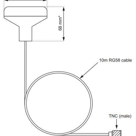 RAYMARINE Gps Antenna | A80589 | A80589