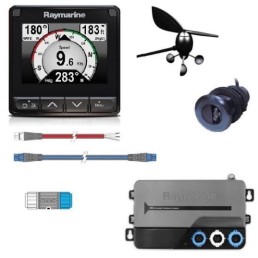 RAYMARINE Instrument Pack Includes, I70 E22172 / Itc-5 E70010 / Wind Xducer E22078 / DST800 A22154 & Seatalk NG Kit | T70226