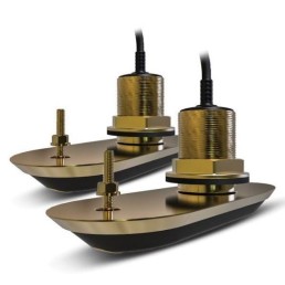 RAYMARINE Of RV-212 Realvision 3D Bronze Thru Hull Transducers, Port & Starboard 12°, Direct Connect To Axiom | T70318