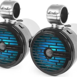 ROSWELL R1 8 in 200 W 50 Hz to 20 kHz Component-Style Tower Speakers, Black | C920-1711