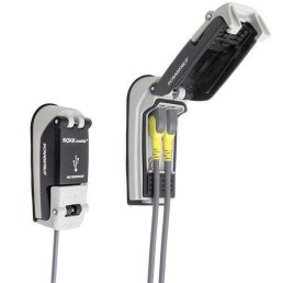 SCANSTRUT Flip Pro Fast Charge Dual USB-A & USB-C Socket with front fit bezel | SC-USB-F2
