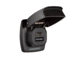 SCANSTRUT Flip Pro Plus - Fast Charge USB-A & USB-C Socket | SC-USB-F4