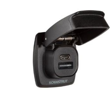 SCANSTRUT Flip Pro Plus - Fast Charge USB-A & USB-C Socket | SC-USB-F4