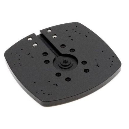 SEAVIEW BLACK - Modular plate for mounts ending in M1 to fit almost ALL closed dome and open array radars (check ref guide) | ADAR1BLK