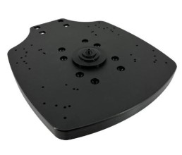 SEAVIEW BLACK Modular plate (starboard) to fit Starlink flat panel and RADAR on Seaview mounts ending M2 | ADAR1DMLTBBLK