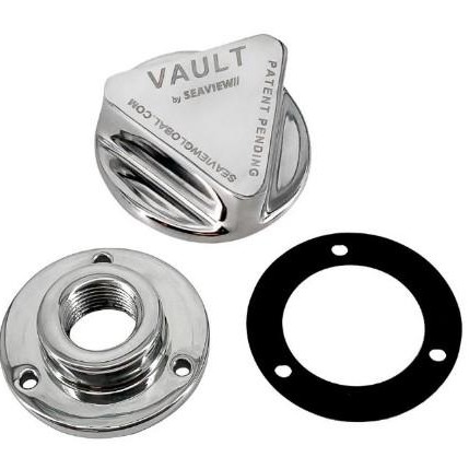 SEAVIEW Seaview Polished S.S. Vault drain plug & Garboard | SV101VPSS