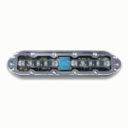 SHADOW-CASTER SCM10 316 SS Housing Underwater Light - Bimini Blue w/ 20' Cable | SCM-10-BB-20