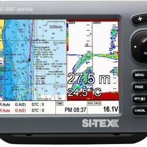 SITEX GPS Chart - Dual Freq. 600W Digital Sonar System, 8