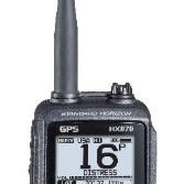 STANDARD HORIZON 6 W 2.3 in Full Dot-Matrix LCD Floating Handheld VHF with Internal GPS Receiver, Black|HX870