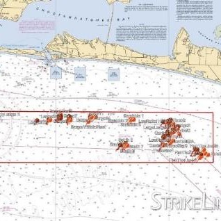 StrikeLines Destin Hardbottom Waypoints GARMIN | SLWPDHGMN