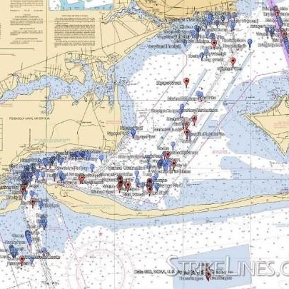 StrikeLines Pensacola Bay 2.0 Waypoints NAVICO | SLWPPBNAV