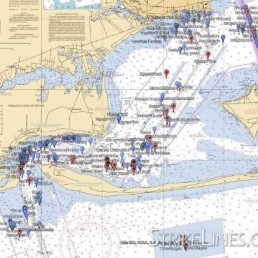 StrikeLines Pensacola Bay 2.0 Waypoints RAYMARINE | SLWPPBRAY