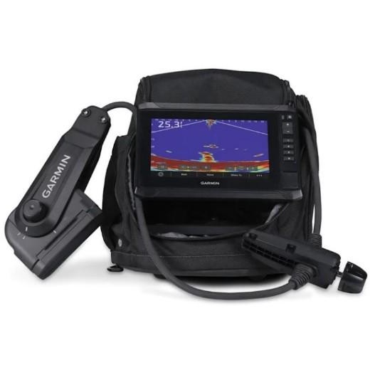 GARMIN ECHOMAP UHD2 Panoptix PS22-IF Ice Fishing Bundle with Navionics+ maps for U.S. Inland | 010-02684-30
