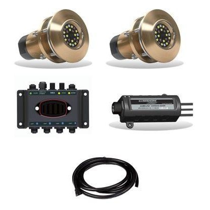 LUMISHORE TIX404 EOS 2 Light Set (2 TIX404 EOS 2 Lights + EOS i-Connect Hub + EOS-LUX Command Center + 5m DMX Cable | 60-0558